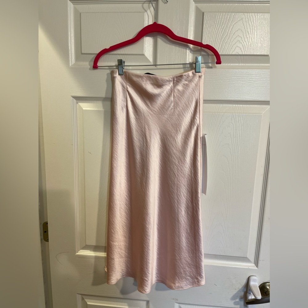 Gypsy Rose Pink Silk Skirt. Size small